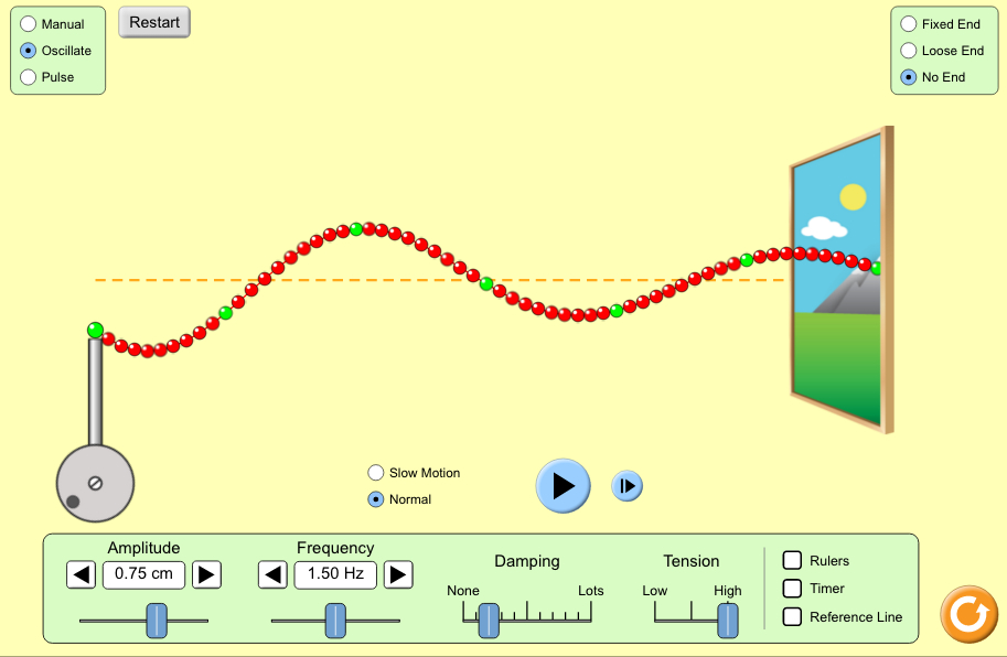 PhET Interactive Simulation on Waves